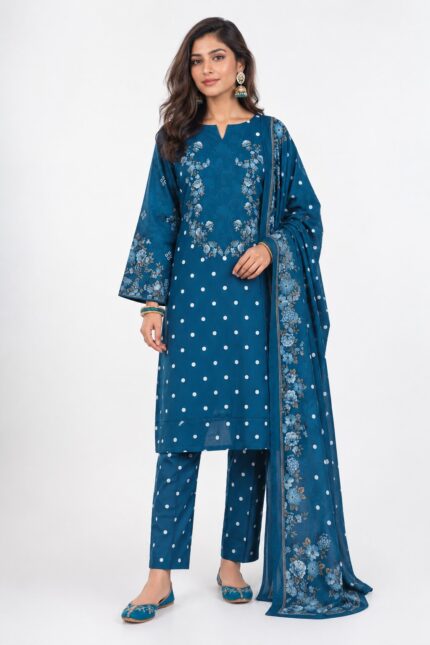 Maria B Blue Lawn Suit