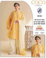 Zara Shahjahan Yellow Lawn Suit