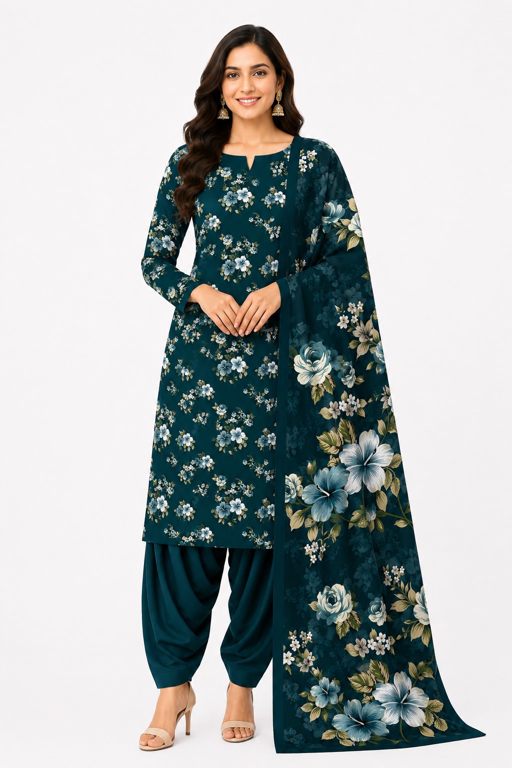 ChatGPT Image May 10, 2026, 12_24_25 AM Alkaram Teal Blue Floral Printed Lawn Suit for Women – 3 Piece Pakistani Designer Lawn Dress with Dupatta | Premium Summer Ethnic Wear